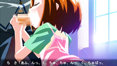 Petite cartoon gal swallows huge cock like a real pro!