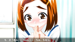 Tiny cartoon babe plays with massive schlong and looks happy