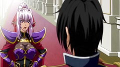 Hentai princess spreads her long legs for nailing