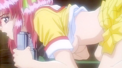 Bondaged brown-haired schoolgirl gets in a real trouble