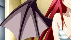 Young and beautiful hentai demonic chick can't hold her lust