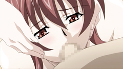 Big cock of a cartoon guy gets blown by a gorgeous hentai beauty