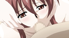 Big cock of a cartoon guy gets blown by a gorgeous hentai beauty