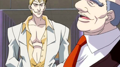 Busty teenage beauty fucked by two mature dudes