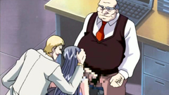 Busty teenage beauty fucked by two mature dudes