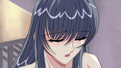 Busty teenage beauty fucked by two mature dudes