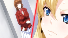 Flexible cartoon babe double penetrated in hot hentai porn