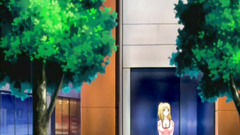 Glamour Hentai chick waving their breasts over the face of a young man