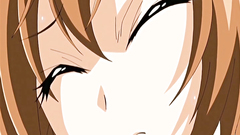 Naughty busty cartoon girl while enjoying licking her breasts and pussy