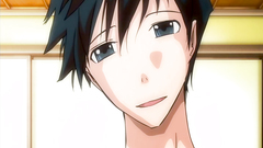 Cum on the face of a blonde hottie in hot hentai movie