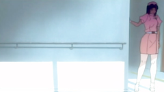 Hairy pussy of a slutty cartoon babe fucked hard