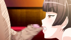 Horny school girl in hot hentai porn blows a big cock