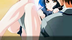 Cute cartoon girl in sexy lingerie saddled big dick