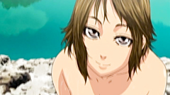 Hardcore outdoor doggy style sex with big assed hentai whore