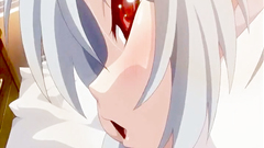 Cute toon babe in sexy white lingerie deeply gets big cock