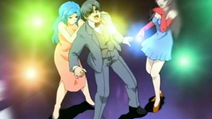 Horny hentai slave does everything her master wants