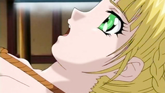 Horny hentai slave does everything her master wants