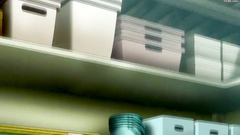 Naked young blonde gets doggystyled and really likes it