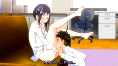 Beautiful young babe first time fucks with her boyfriend - hentai porn