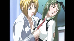 Handsome schoolgirl in the futunari hentai porn toon