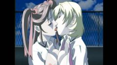 Lovely schoolgirl gets passionately drilled by her futunari friend