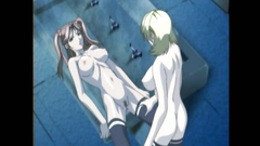 Lovely schoolgirl gets passionately drilled by her futunari friend