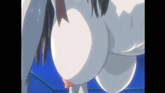 Lovely schoolgirl gets passionately drilled by her futunari friend