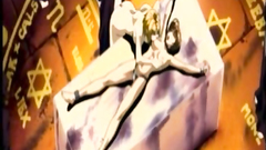 Erotic ritual ends with big troubles for a naked bondaged cutie