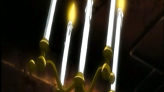 Erotic ritual ends with big troubles for a naked bondaged cutie