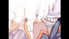 Petite hentai teen gets nailed in all her holes by awful monsters