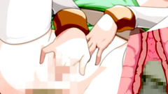 Amazing blonde elf gangbanged by horny goblins in the forest