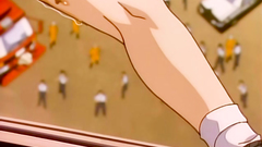 Cruel men in hentai toon have no mercy for a helpless babe