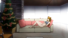 Short-haired brunette seduced by her older step-brother