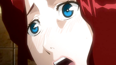 He squeezes her tits hard before starts to fuck her