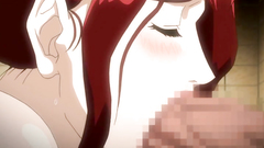 He squeezes her tits hard before starts to fuck her