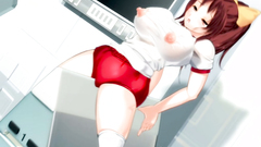 Beautiful redhead gal machine fucked by automatic sex toys