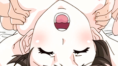 Lovely young long-haired girl seduced and deeply fucked in her cunt