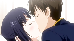 Awesome brunette gal has passionate sex with her boyfriend