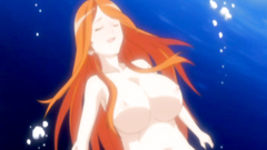 This redhead cutie with big jugs dreams about massive cock