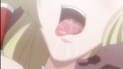 Brutal dude fills her tiny pussy with his seed - hentai porn