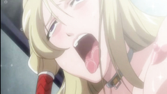 Brutal dude fills her tiny pussy with his seed - hentai porn