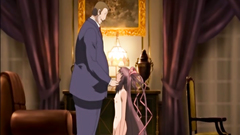 Submissive young girl and brutal experienced man