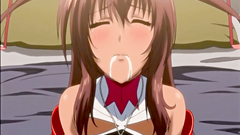 Slender hentai cutie ruined by massive cock