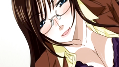 Lustful brunette office slut gets what she wants