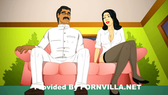 Hot indian office slut gets messy cumshot on her tits