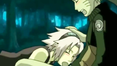 Horned Sakura deeply swallows Naruto dick in a dark forest