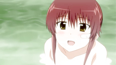 Young and seductive babes have sex in the hot springs