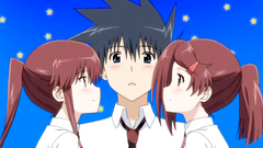 Handsome stud seduced by horny schoolgirl teens