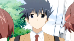 Handsome stud seduced by horny schoolgirl teens