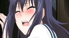 Seductive schoolgirl feels so horny and can't resist to this feel